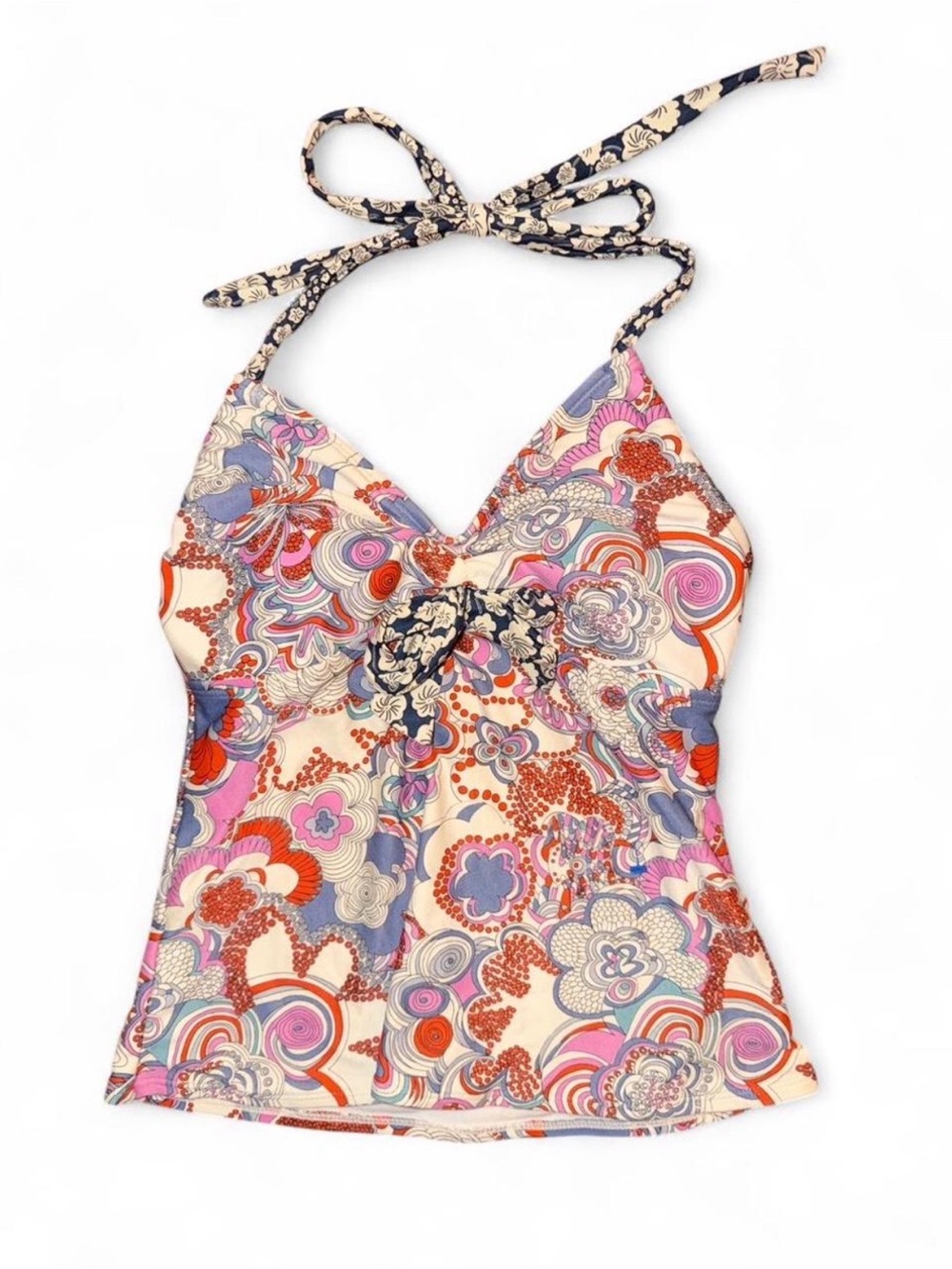 Liberty of London for Target Multicolor Floral Halter swim top boho retro